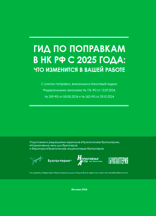 Гид по поправкам в НК РФ с 2025 года